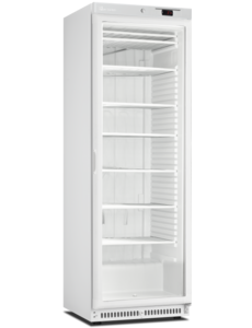 TopCold Vrieskast met glazen deur wit 320 liter  | -18/-22Â°C | 600x665x1860mm.