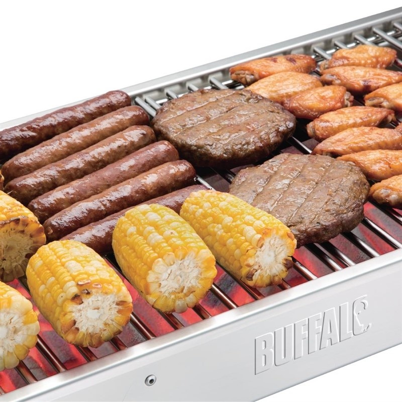 Buffalo Houtskool barbecue met 3 roosters | Breedte 100 cm., foto 3 van 3