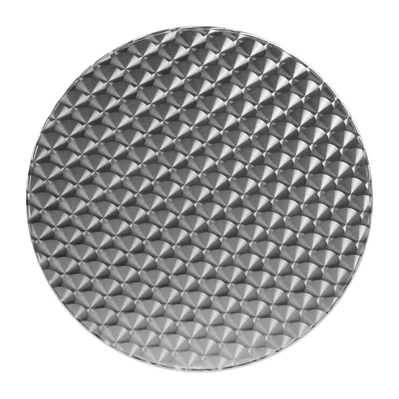 Bolero Bistrotafel met RVS blad | Ø80xH72 cm., foto 2 van 2