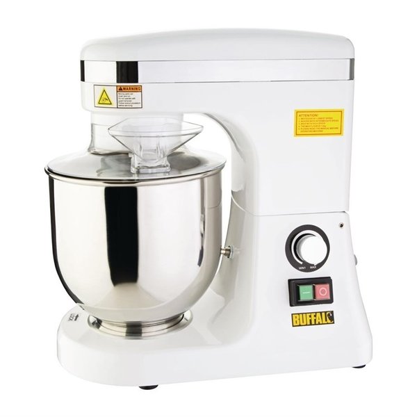 Buffalo Planetaire mixer 7 liter variabele snelheid wit | 270W