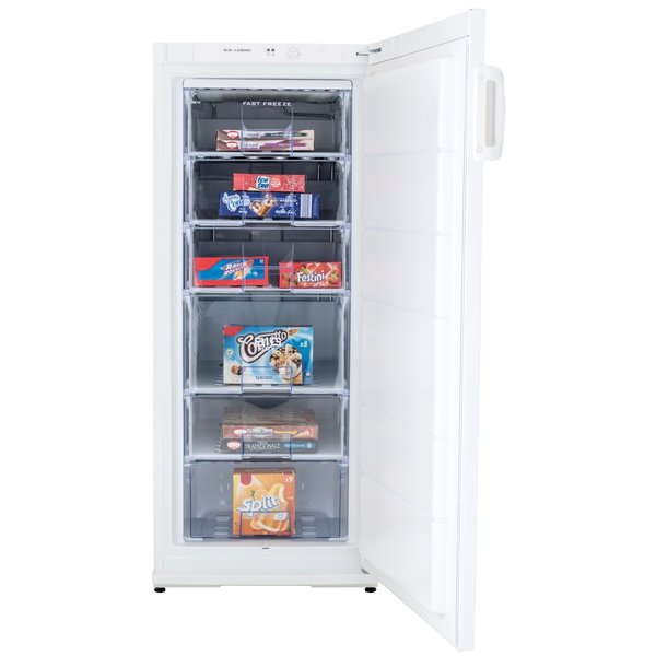 Exquisit Exquisit Horeca vrieskast wit staal | 196 Liter |  0 tot -18°C | 60x62xH145cm