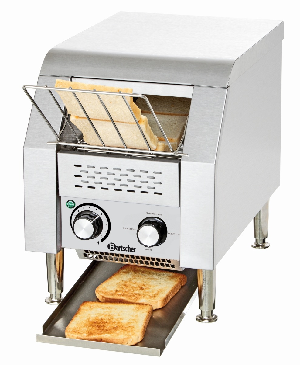 Bartscher Doorlooptoaster “Mini” 75 sneden per uur | 1.34kW | 285x420xH390 mm