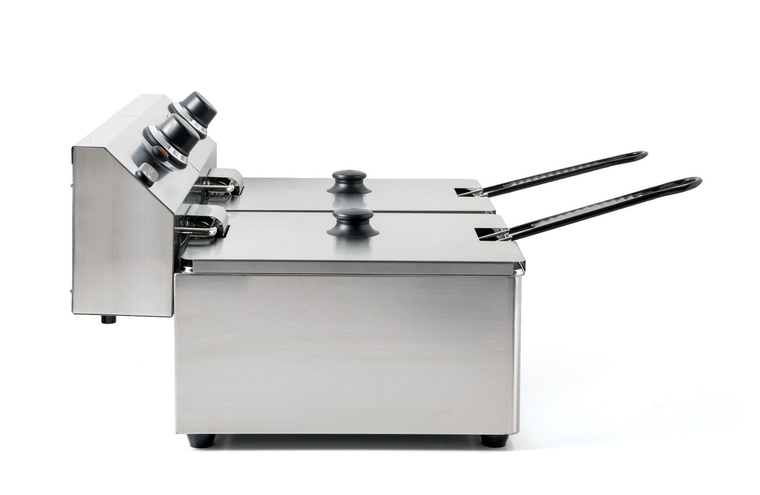 Hendi Friteuse Kitchen Line Professional | 2 x 6 Liter | 230V/2x 3300W, foto 2 van 3