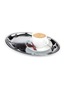 APS Koffieplateau dienblad verchroomd "KAFFEEHAUS" | 300 x 220 mm