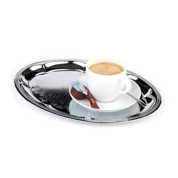 APS Koffieplateau dienblad verchroomd "KAFFEEHAUS" | 300 x 220 mm