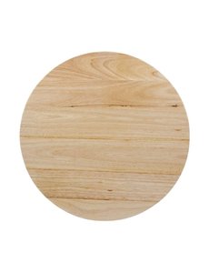 Bolero Tafelblad rond voorgeboord naturel | Ø 60 cm.