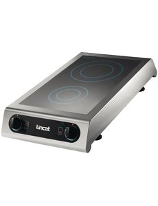 Lincat Inductiekookplaat met 2 zones 190°C max | 3000Watt