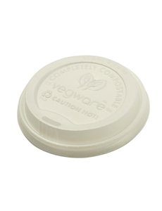 Vegware Vegware 79-serie deksels voor dubbelwandige bekers 230ml (500 stuks)