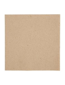 Fiesta Fiesta servetten 1/4 vouw gerecycled kraftpapier 240mm (4000 stuks)