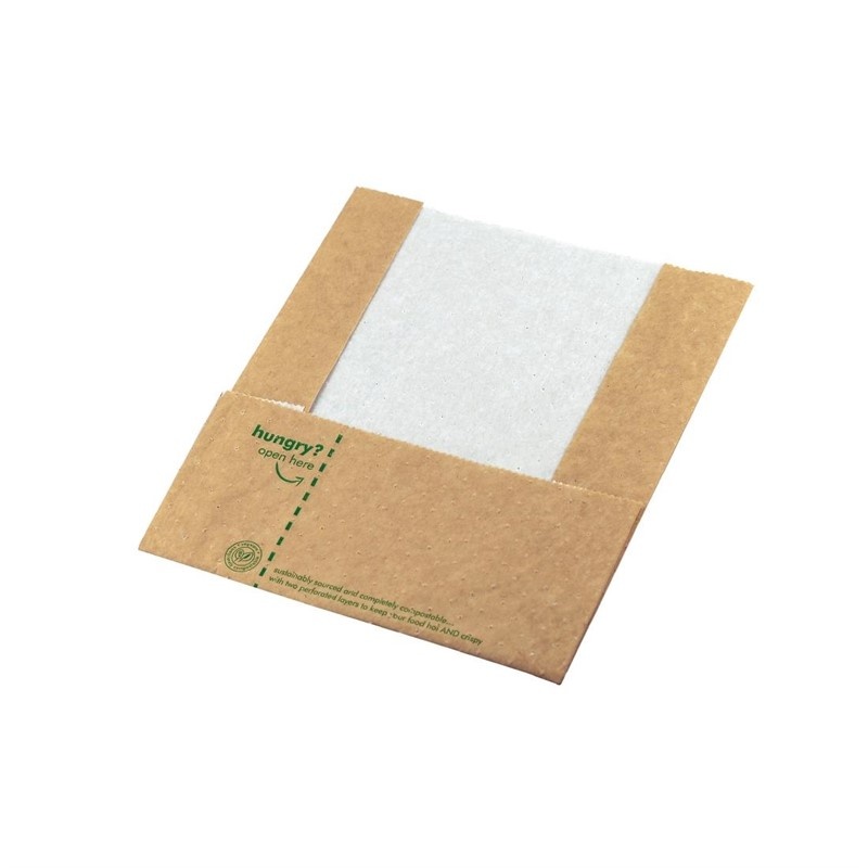 Vegware Vegware paninizakjes composteerbaar (500 stuks), foto 2 van 3