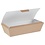 Colpac Colpac Afsluitbare kraft voedselbakjes composteerbaar | 25x12xH6cm. | 150 stuks