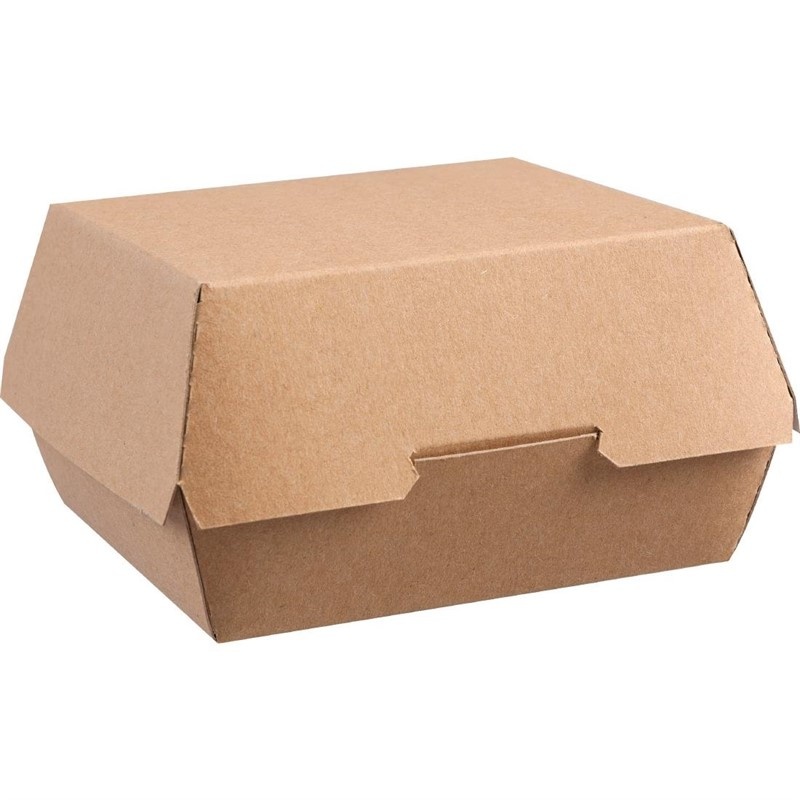 Colpac Colpac kraft hamburgerdoosjes composteerbaar groot 13,5cm (250 stuks), foto 5 van 5