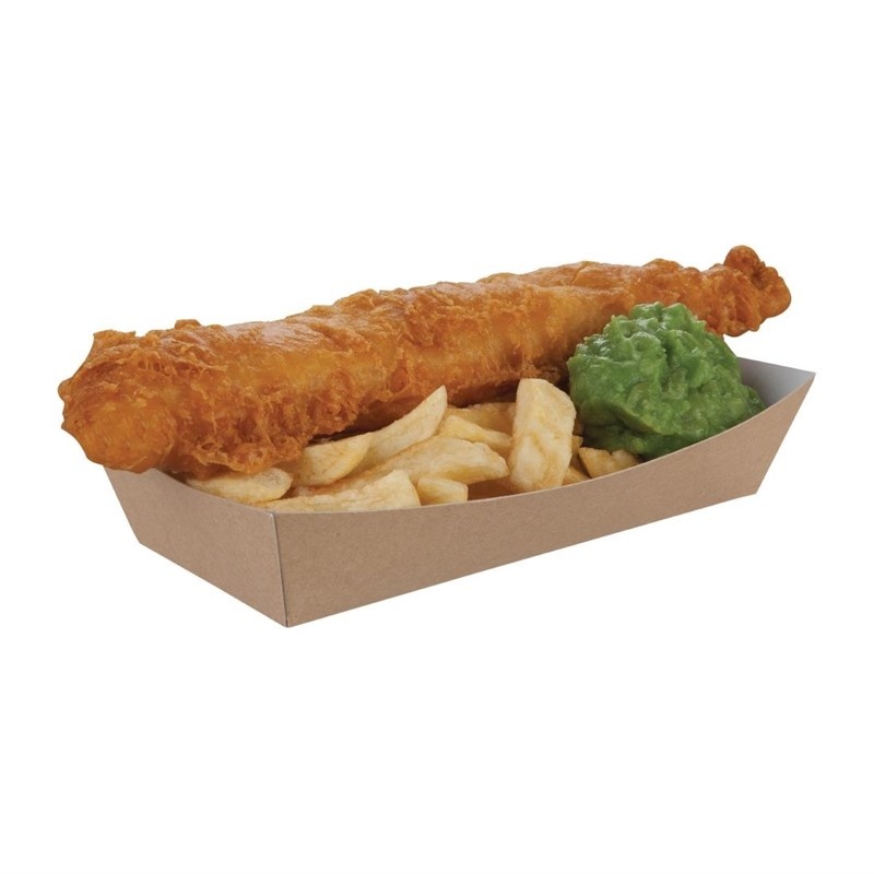 Colpac Colpac grote kraft voedselbakjes composteerbaar 22cm (250 stuks)