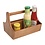 T&G Woodware Acaciahouten tafelcaddy met handvat