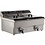 Combisteel Friteuse tafelmodel elektrisch 2x 10 liter | 2x 400V | 69x56xH38cm.