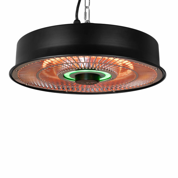 Eurom Partytent verwarmer met LED lamp kleurenlamp 1500 Watt |  Incl. timer