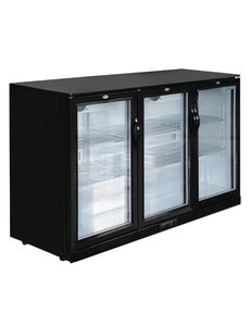 Polar Barkoeling met 3 klapdeuren 320 liter | +2°C tot +8°C | 1350x520xH850mm.