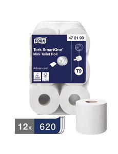 Tork SmartOne mini toiletrollen (12 stuks)