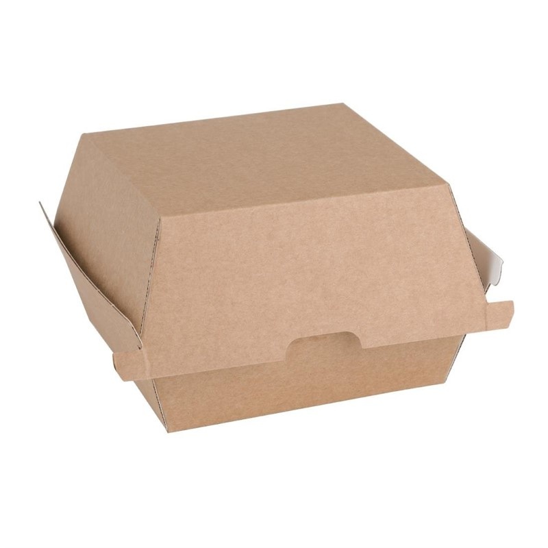 Fiesta Green Composteerbare hamburgerdoosjes kraft klein (200 stuks)