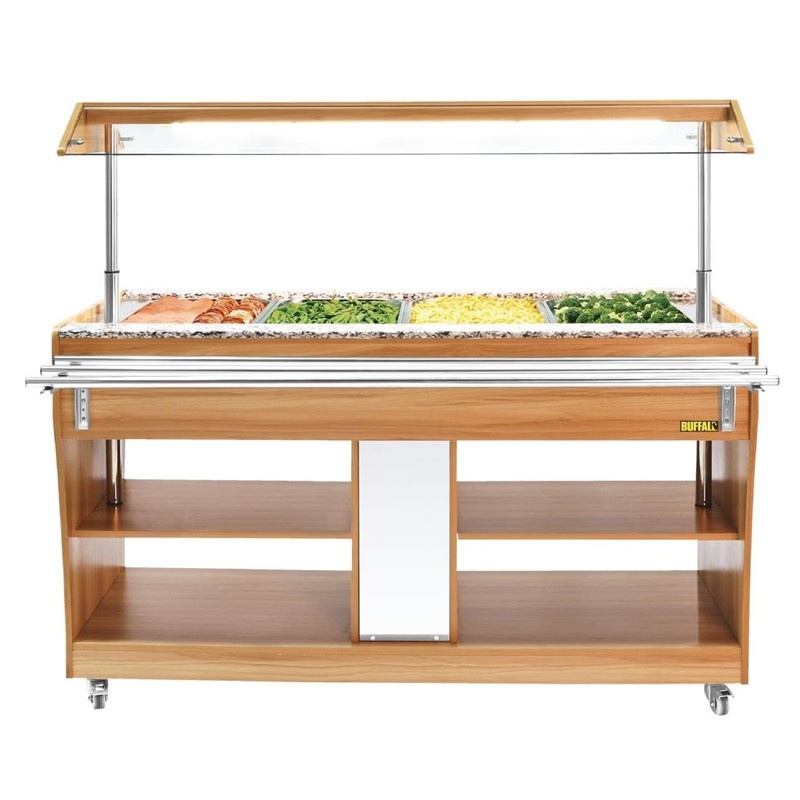 Buffalo Warmhoud buffetmeubel x GN1/1 | 149x76.6xH134cm., foto 2 van 2