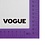 Hygiplas Vogue Bakmat anti-kleef paars bakkersmaat 585 x 385mm