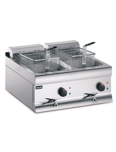 Lincat Friteuse 2x 9 liter tot 24kg frites/uur  | Silverlink 600 | 2x 3kW