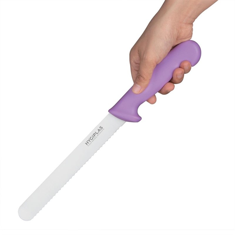Hygiplas Broodmes 21,6cm paars, foto 2 van 3