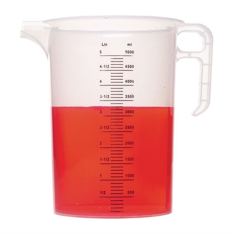 Pro-Measures Maatbeker polypropyleen 5 liter, foto 2 van 3