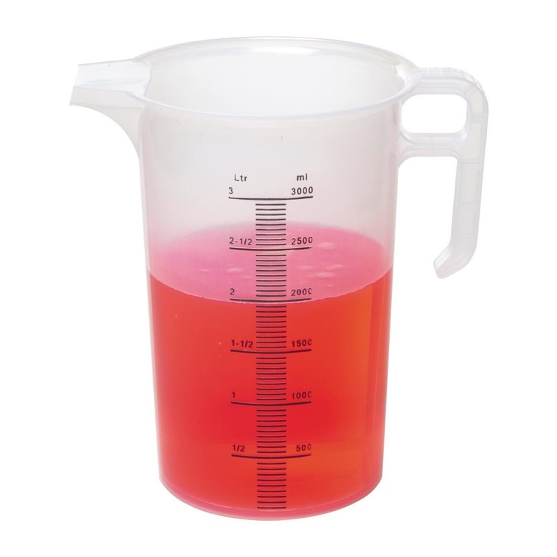 Pro-Measures Maatbeker polypropyleen 3 liter, foto 3 van 4