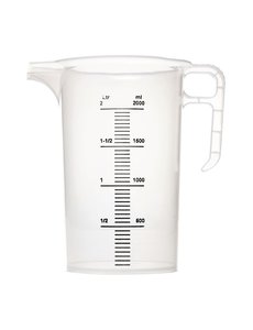Pro-Measures Maatbeker polypropyleen 2 liter