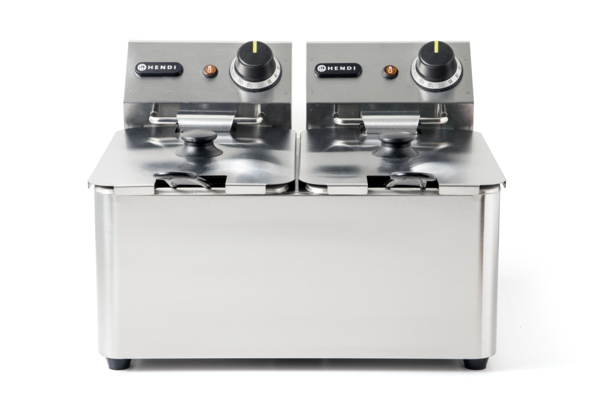Hendi Hendi Friteuse Kitchen Line Professional | 2 x 4 liter | 230V / 2x 3000W