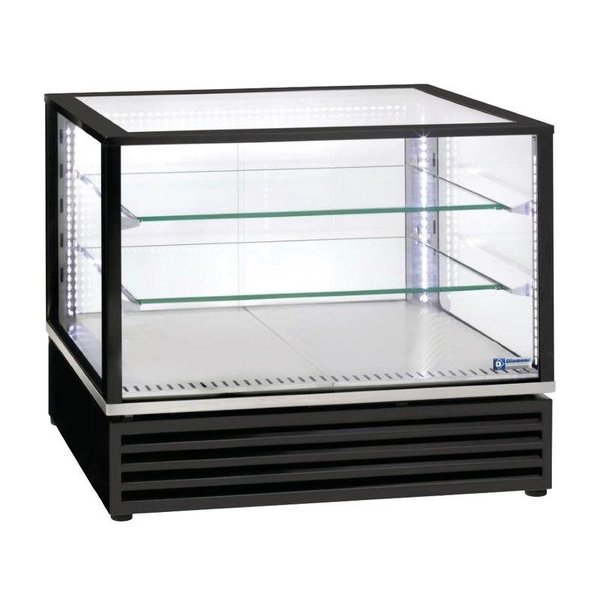 Diamond Koelvitrine met 3 schappen 0.38 m3 | 40x60 cm. of GN1/1 | 785x650xH735mm.