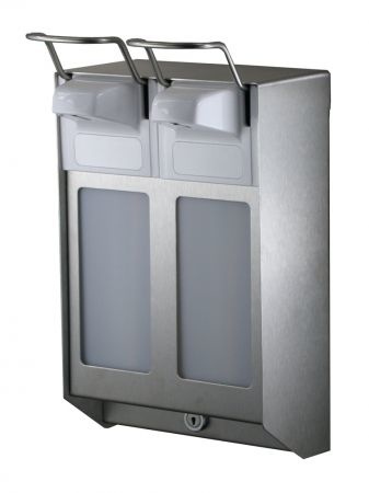 All Care MediQo-line DUO Zeep- & desinfectiemiddeldispenser | 2x 500 ml