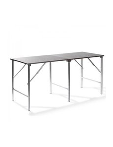  Inklapbare RVS werktafel multitafel  | 200x80xH90 cm.