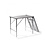 Veba Inklapbare RVS werktafels multitafels  | 200x80xH90 cm.