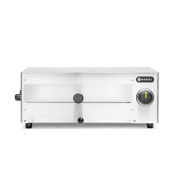 Hendi Pizzaoven met Tijdklok | Pizza tot Ø 30 cm. | 1300W | 480x420x(H)195mm