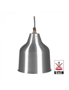 EMGA Warmhoudlamp aluminium zilver  | Snoerlengte 126 cm.