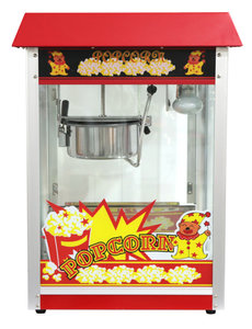 Hendi Popcorn machine rood  | Batch in ± 2 min. | 1500Watt |  282748