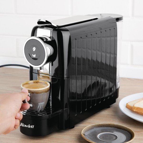 Rowlett Rowlett Koffiecupmachine voor Nespresso cups | Slechts 40 seconden opwarmtijd