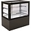 Combisteel Koelvitrine met 2 etages 450 liter zwart | 1200x780xH1300mm.