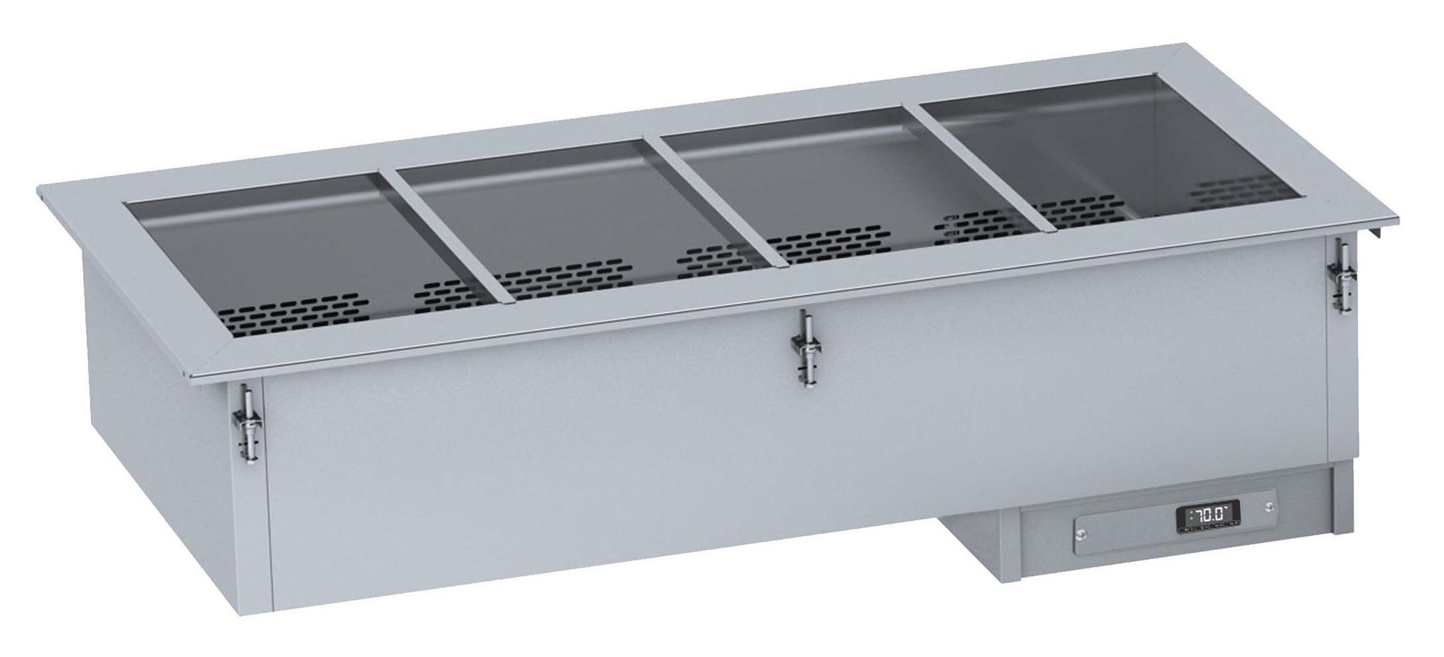 Combisteel Drop-in bain-marie hete lucht GN5/1 | 1740x720xH373mm.