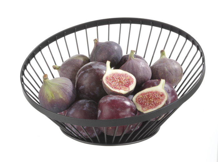 Hendi Fruitkorf schuin zwart | Ø280xH130mm