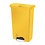 Rubbermaid Rubbermaid Slim Jim front step pedaalemmer 50 liter geel | Geruisloos sluitend deksel