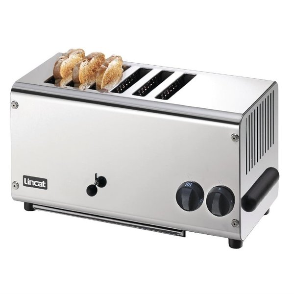 Lincat Broodrooster met 6 sleuven LT6X | 230V/3000W | 48,2x22x(H)24,5cm