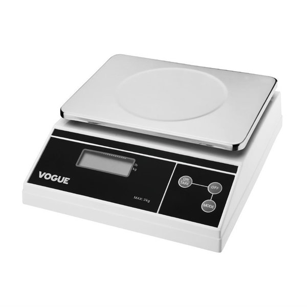 Weighstation Elektronische weegschaal tot 3kg | 1 Gram nauwkeurig