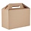 Colpac Kraft dozen groot recyclebaar 26,5x12,8x(H)18cm| 125 stuks