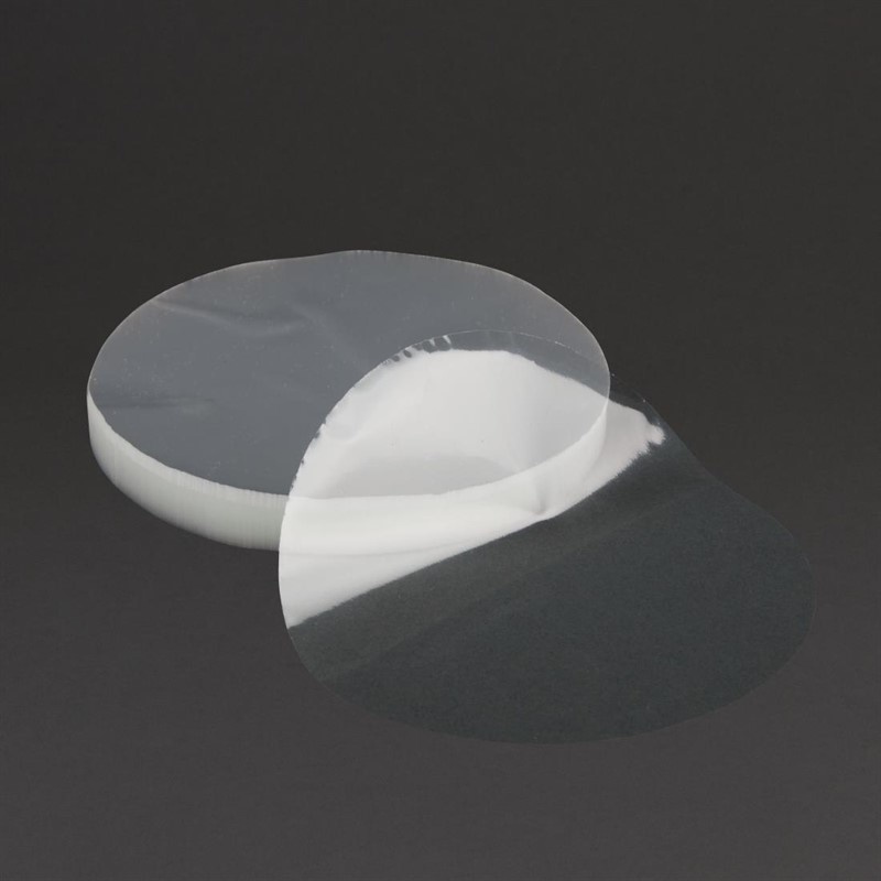Plastic schijven voor scheiden hamburgers 10cm, foto 2 van 5