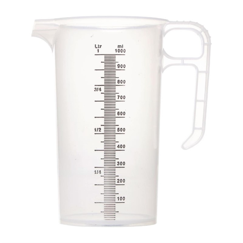 Pro-Measures Maatbeker polypropyleen 1 liter