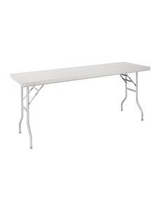 Vogue Werktafel inklapbaar RVS | 1830x610xH780 mm.