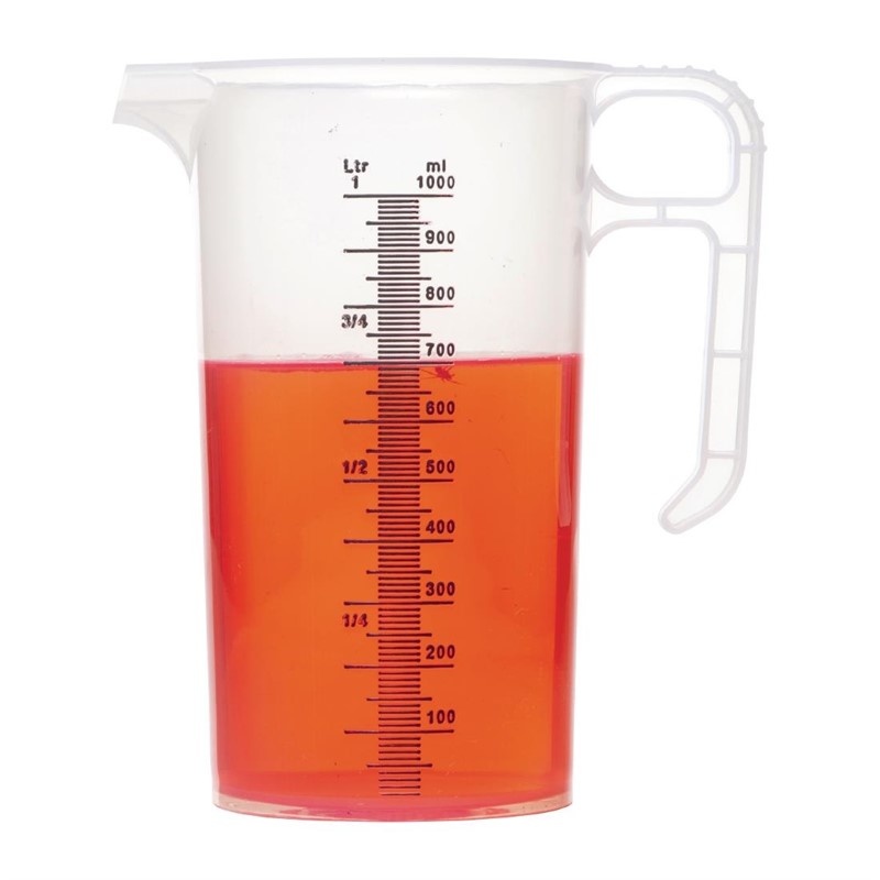 Pro-Measures Maatbeker polypropyleen 1 liter, foto 3 van 4